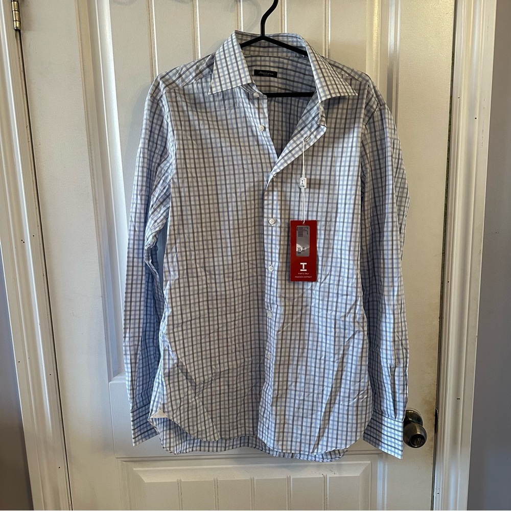 Men's Blue Checkered Shirt